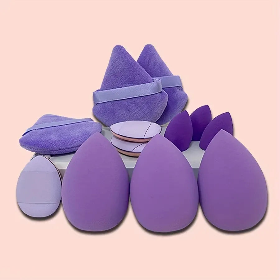 Collection de Houppettes Mauves Douces