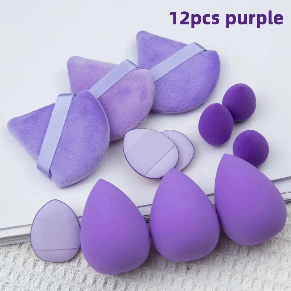Collection de Houppettes Mauves Douces