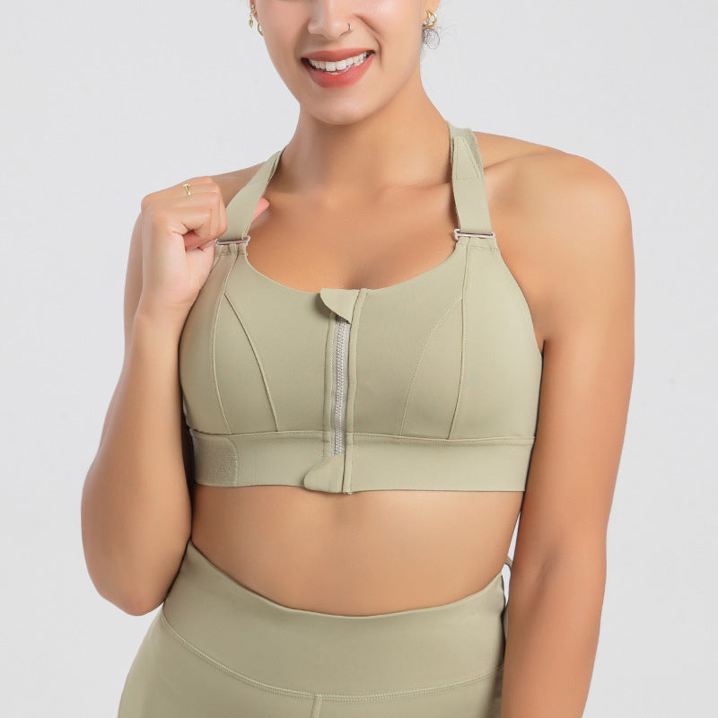 Soutien-gorge Sport Zippé Confort