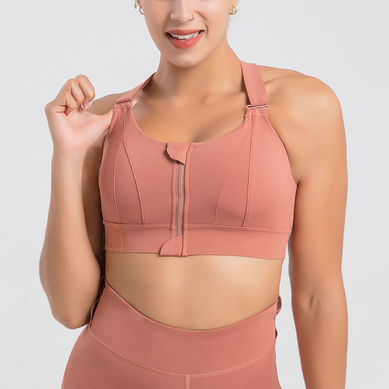 Soutien-gorge Sport Zippé Confort